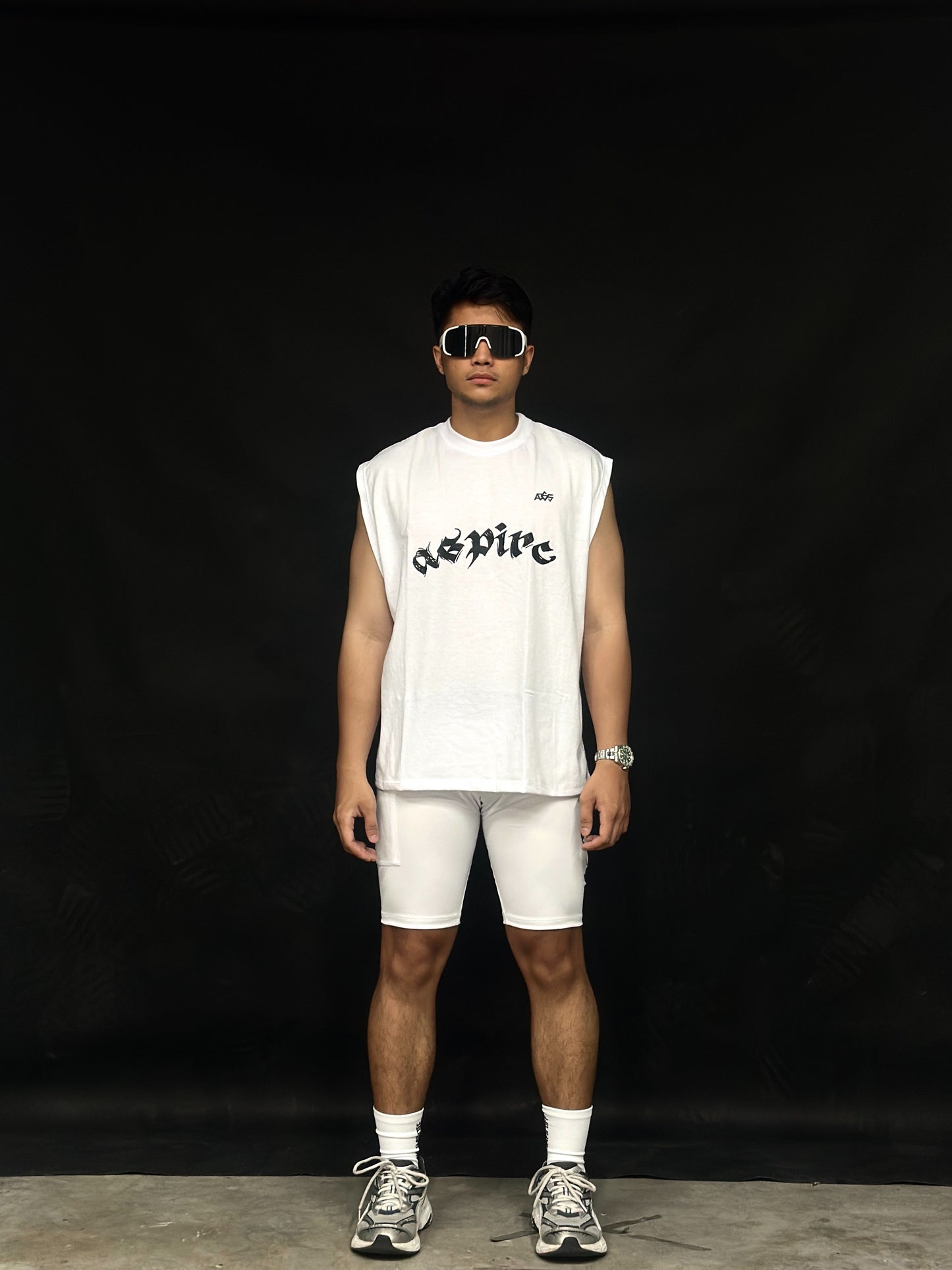 Series 3 Boxy Tee Sleeveless White