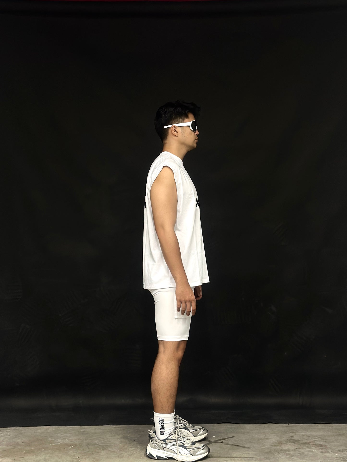 Series 3 Boxy Tee Sleeveless White