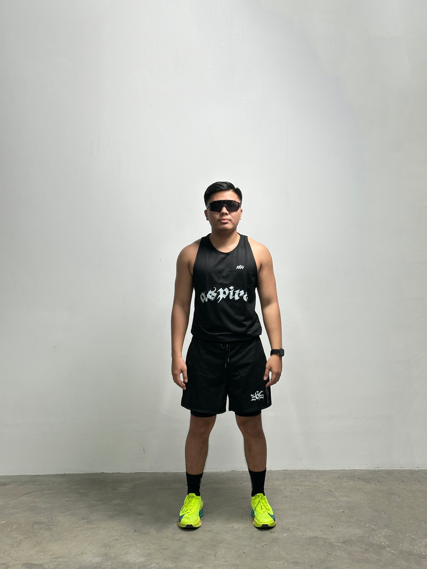 Series 3 Running Singlet Black