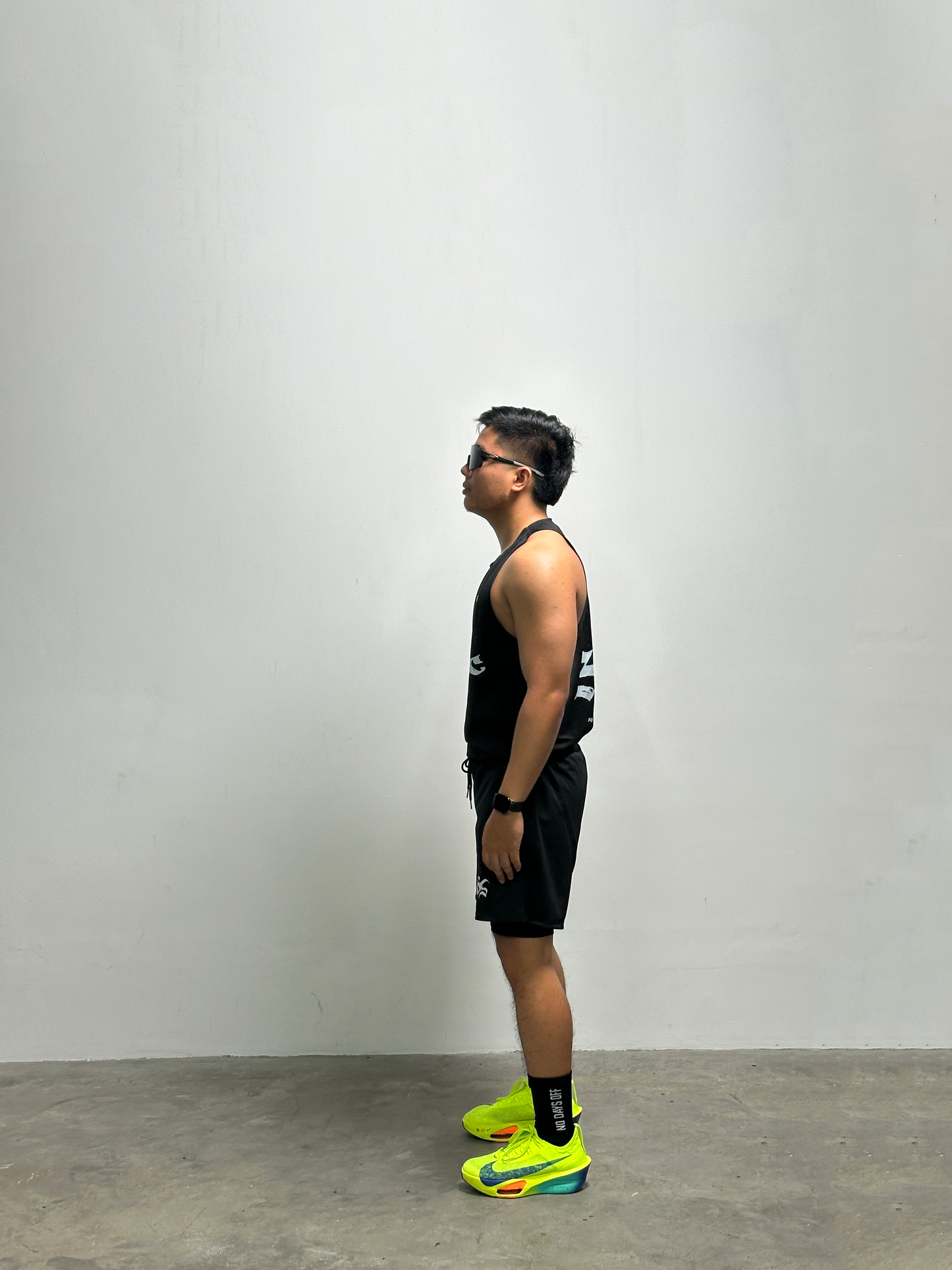 Series 3 Running Singlet Black