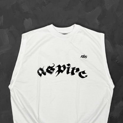 Series 3 Boxy Tee Sleeveless White