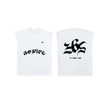 Series 3 Boxy Tee Sleeveless White