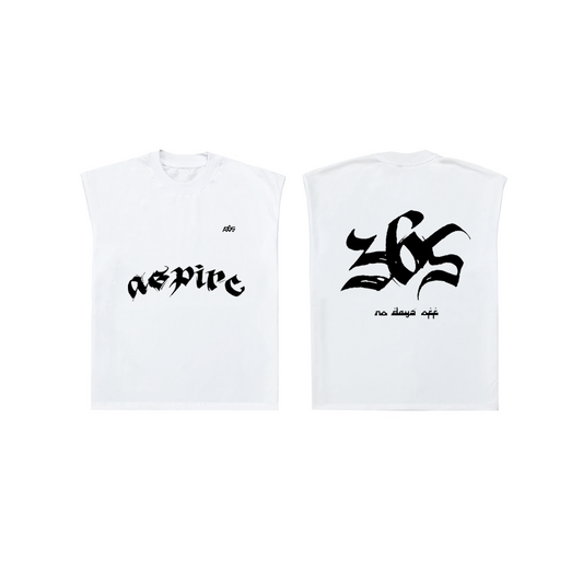 Series 3 Boxy Tee Sleeveless White